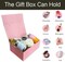 Pink Gift Box - 11x7.6x3.5 Inches Gift Boxes with Lids and Handles, Portable Magnetic Gift Boxes for Presents, Large Gift Box for Women
